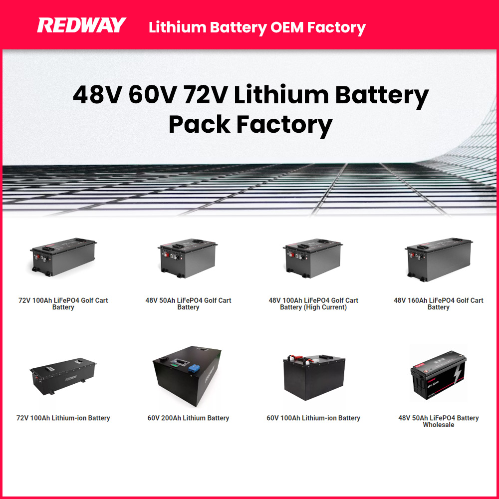 48v 60V 72V Lithium Battery Pack Factory