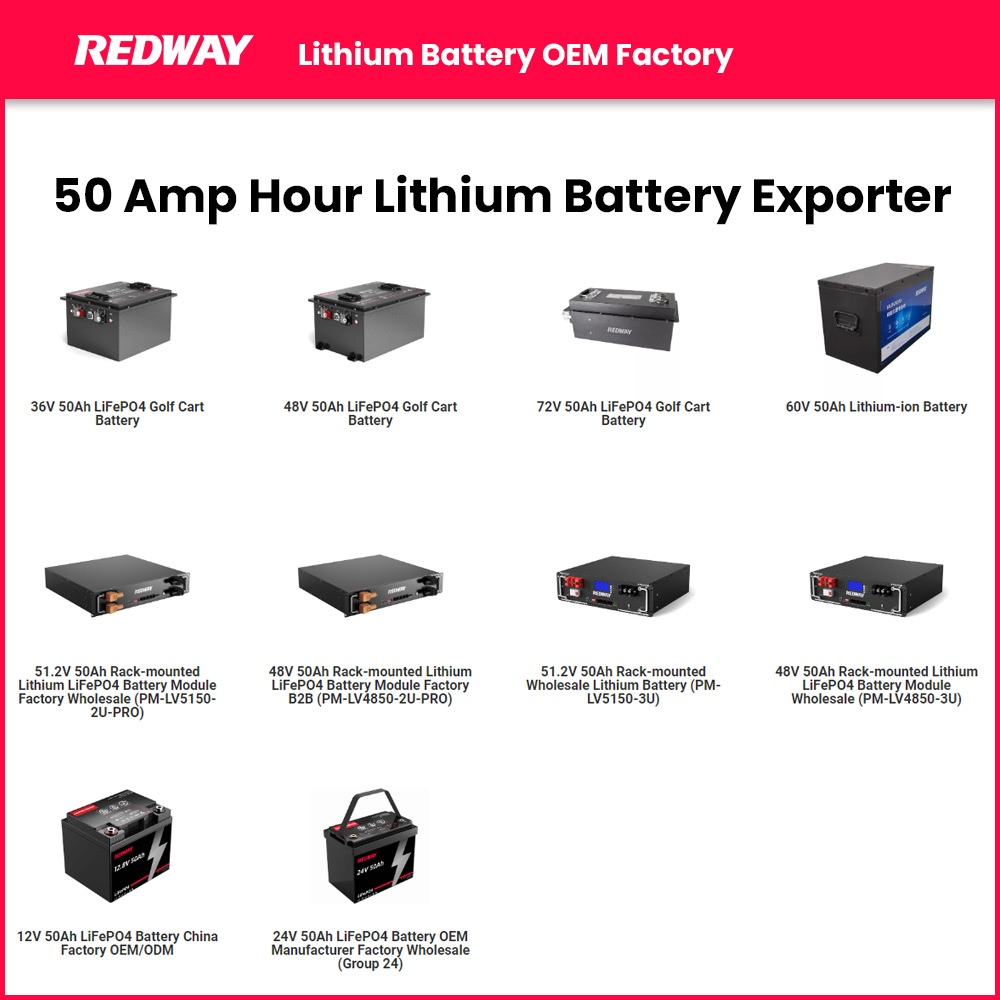 50 Amp Hour Lithium Battery Exporter