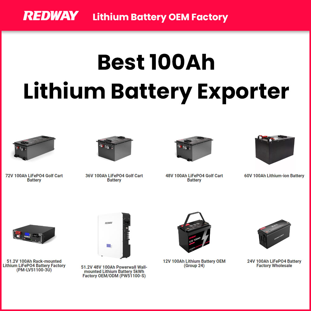 Best 100ah Lithium Battery Exporter