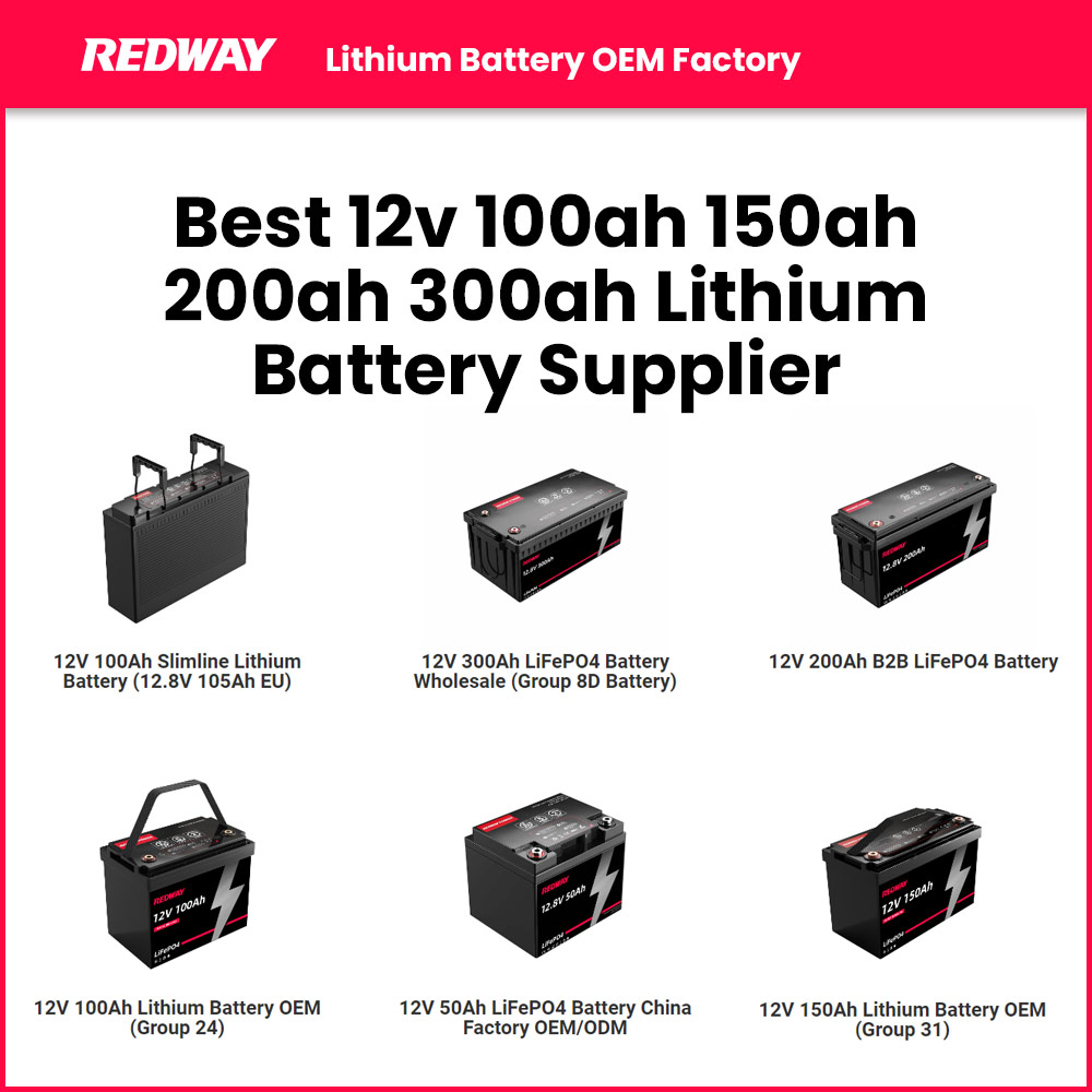 Best 12v 100ah 150ah 200ah 300ah Lithium Battery Supplier