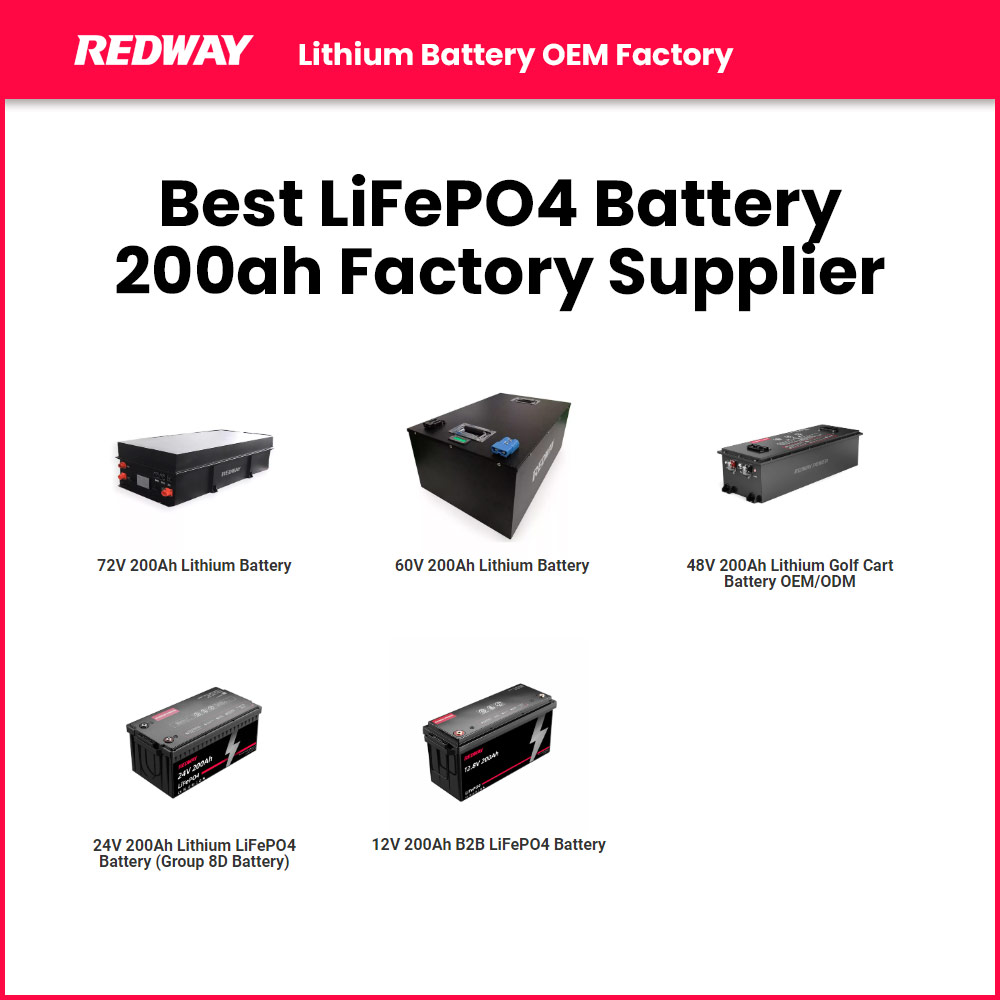 Best LiFePO4 Battery 200ah Factory Supplier
