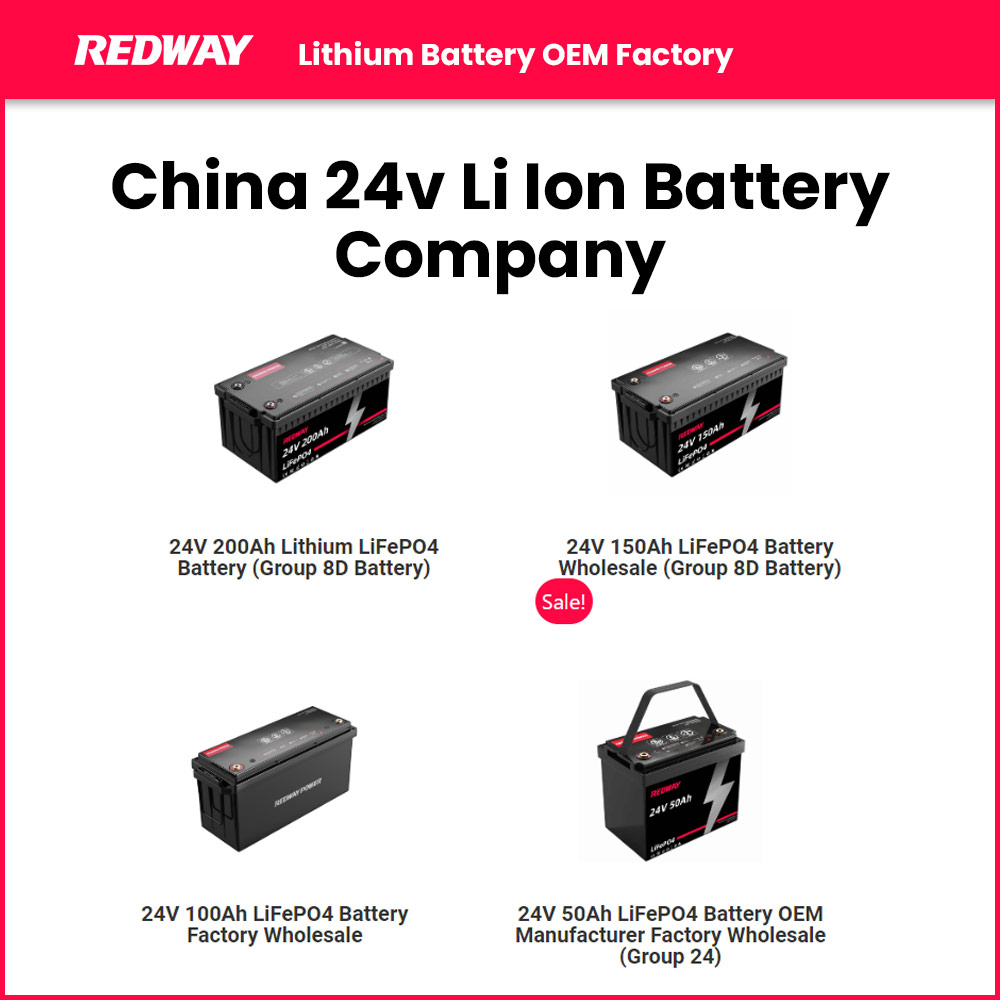 China 24v Li Ion Battery Company
