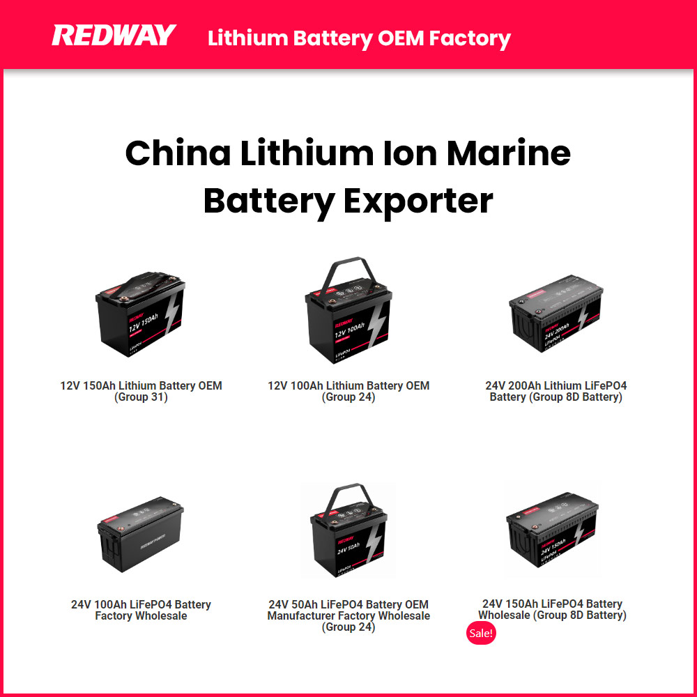 China Lithium Ion Marine Battery Exporter
