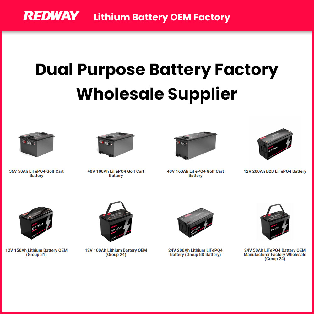 Dual Purpose Battery Factory Wholesale Supplier
