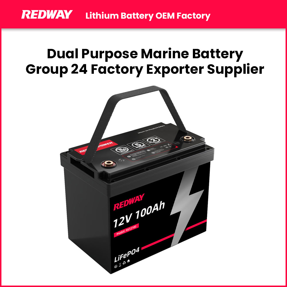 Dual Purpose Marine Battery Group 24 Factory Exporter Supplier