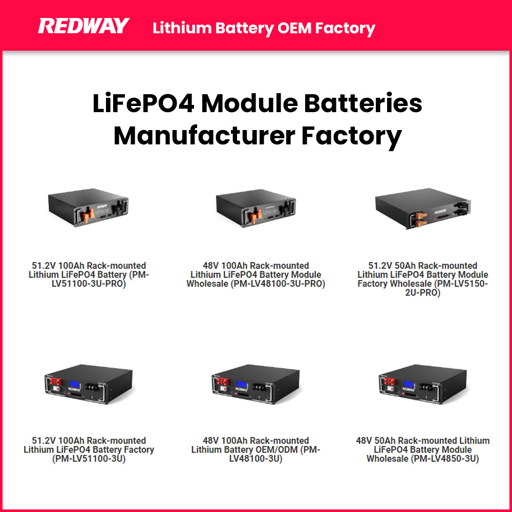 LiFePO4 Module Batteries Manufacturer Factory
