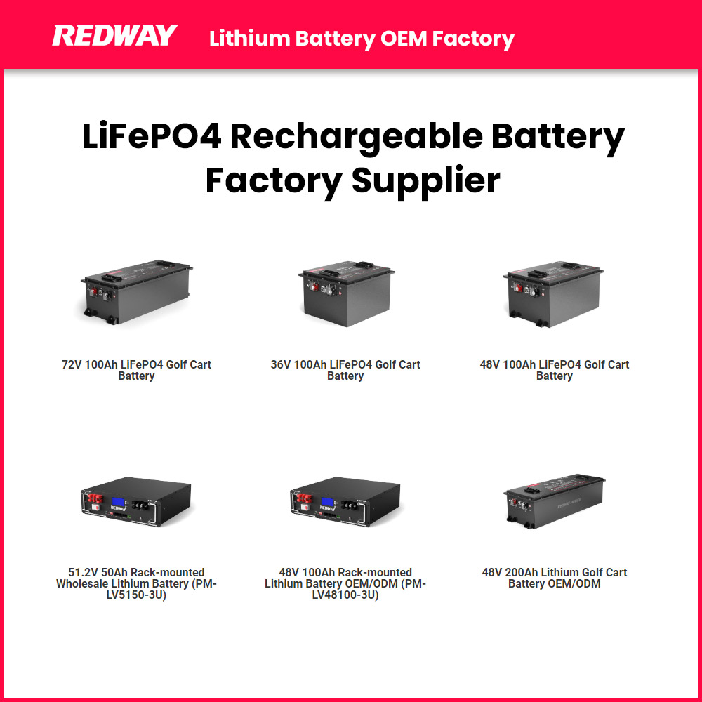 LiFePO4 Rechargeable Battery Factory Supplier
