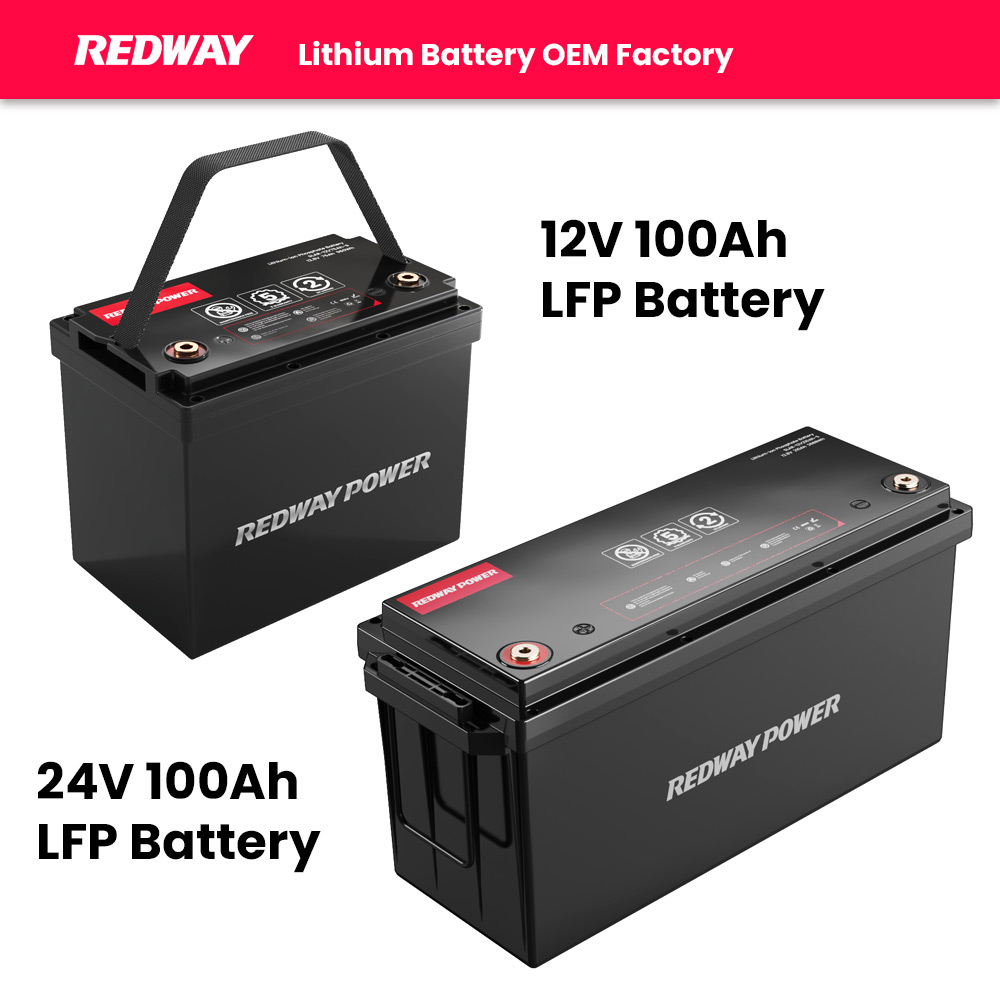 12V 24V 100Ah LiFePO4 Battery Manufacturer Factory