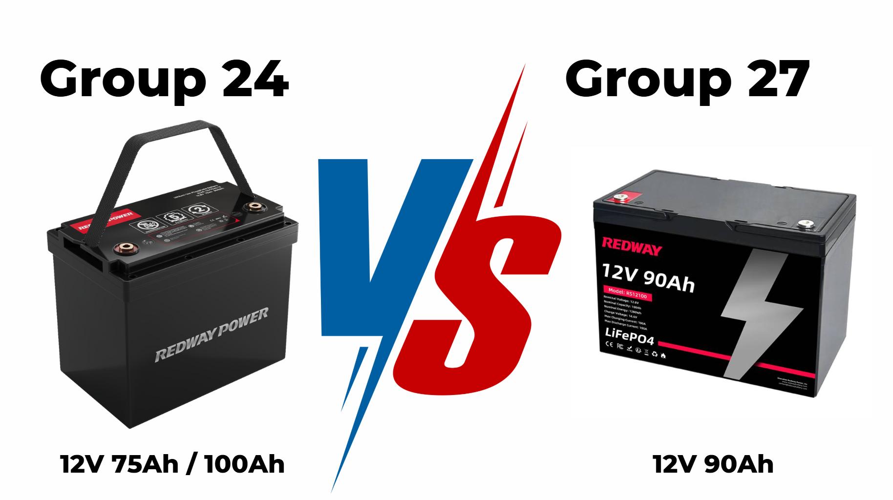 What Are the Key Differences Between Group 24 and Group 27 Batteries?