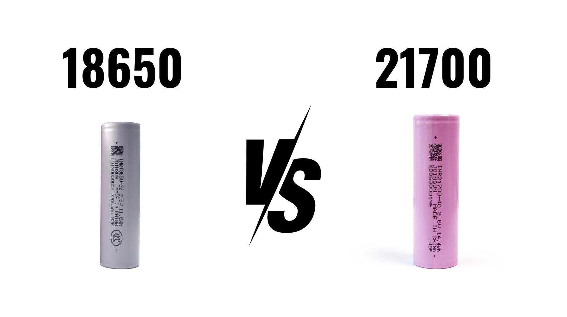 How Do 18650 and 21700 Batteries Compare?