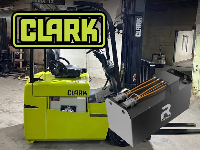 clark forklift lithium lifepo4 battery