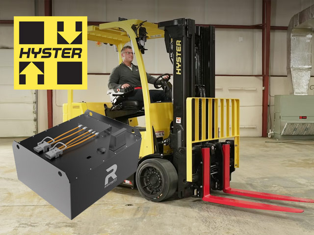 hyster forklift lithium lifepo4 battery