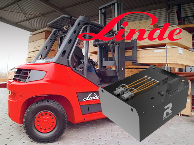 linde forklift lithium lifepo4 battery